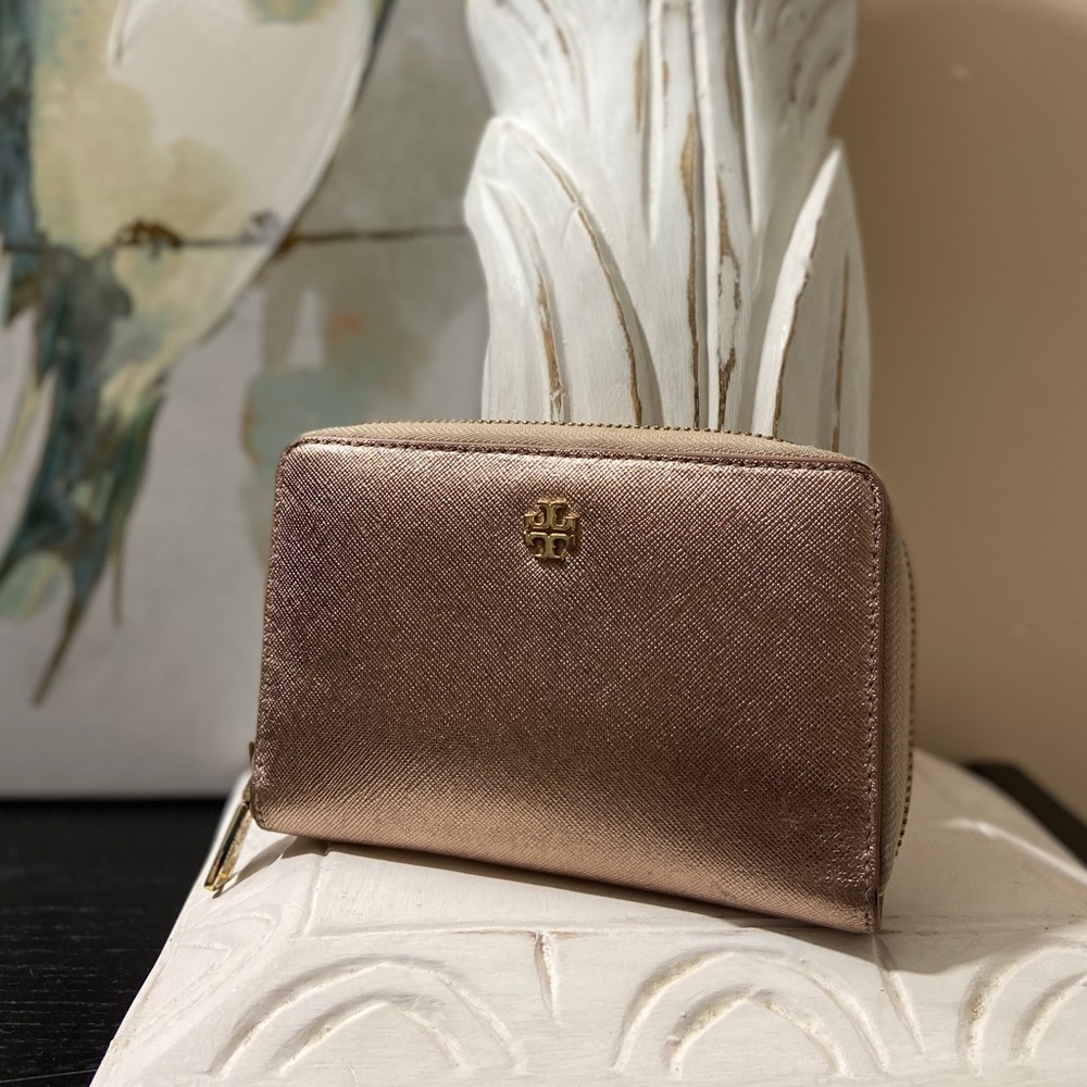 Tory Burch Rose Gold Wallet